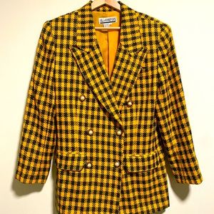 VINTAGE OVERSIZED PATTERNED BLAZER